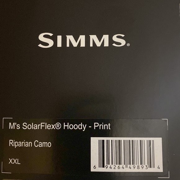 Simms SolarFlex Hoodie (with UPF 50 sun protection) - Picture 5 of 5